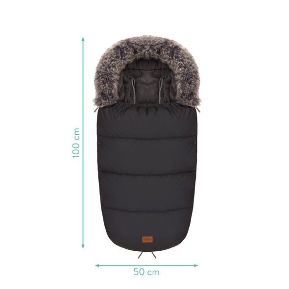 FILLIKID FUSAK ZIMNÍ MANASLU REFLECT BLACK - FUSAKY DO KOČÁRKU - KOČÁRKY A PŘÍSLUŠENSTVÍ