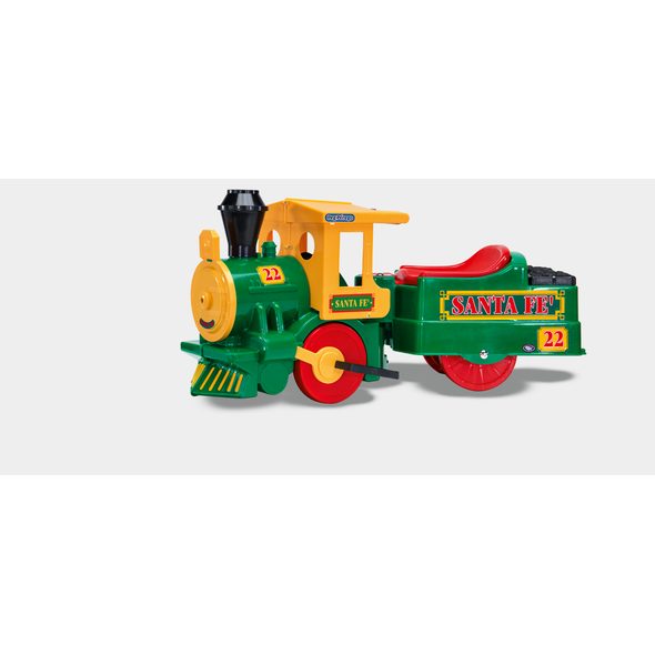 PEG PEREGO SANTA FÉ TRAIN VOZIDLA 6V - 1 MOTOR - ELEKTRICKÁ VOZÍTKA - PRO DĚTI
