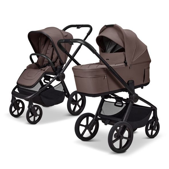 MOON RESEA FOLD MAXI SET - GREIGE - KOMBINACE S PŘÍSLUŠENSTVÍM - KOČÁRKY A PŘÍSLUŠENSTVÍ