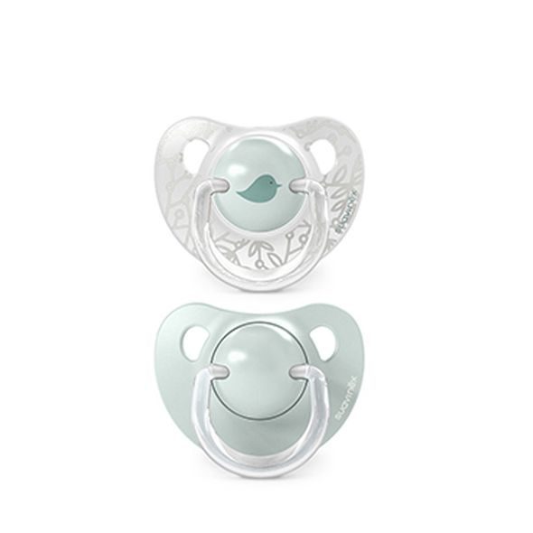 SUAVINEX DUDLÍK ANATOMICKÝ SILIKON 0/6M 2 KS BIRDIES - ŠIDÍTKA A DOPLŇKY - KRMENÍ