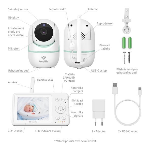 TRUELIFE NANNYCAM R4 - ELEKTRONICKÉ CHŮVIČKY - SPINKÁNÍ