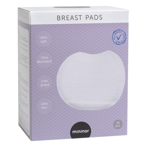 MININOR PRSNÍ VLOŽKY JEDNORÁZOVÉ 24 KS WHITE - PRSNÍ VLOŽKY - PRO MAMINKY