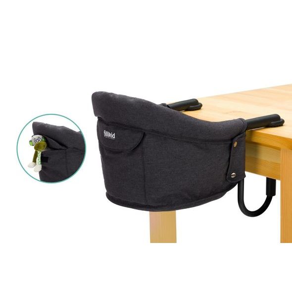 FILLIKID SEDÁTKO KE STOLU FLEXI GREY MELANGE - JÍDELNÍ ŽIDLIČKY CESTOVNÍ - KRMENÍ
