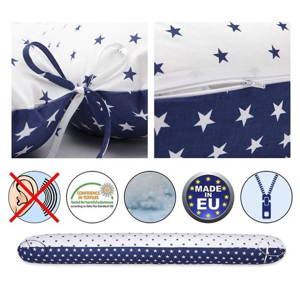 SCAMP KOJÍCÍ POLŠTÁŘ 155X30 (BLUEWHITESTAR) - KOJÍCÍ POLŠTÁŘE - KRMENÍ