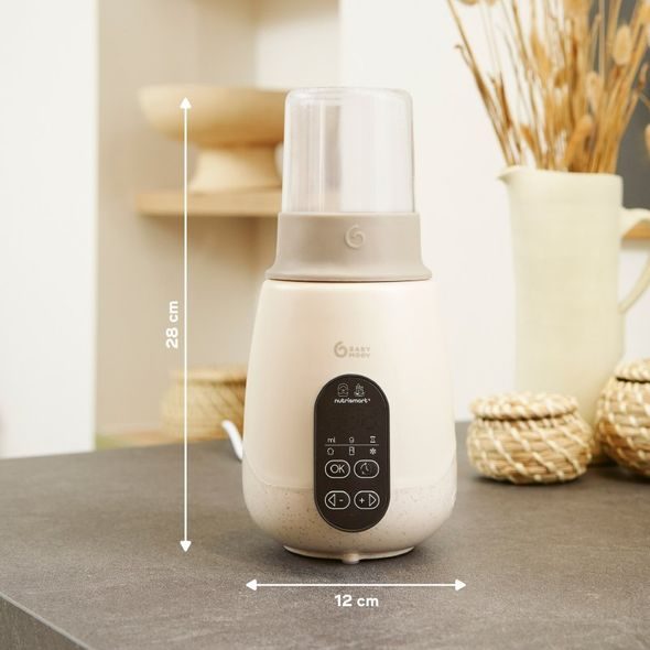 BABYMOOV OHŘÍVAČ LAHVÍ NUTRISMART+ MINERAL BEIGE - OHŘÍVAČKY MLÉKA A STRAVY - KRMENÍ