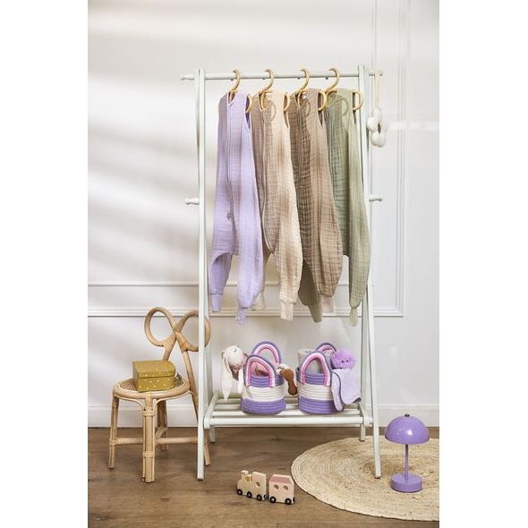 MEYCO LETNÍ MUŠELÍNOVÝ JUMPER VEL.80 - SOFT LAVENDER - SPACÍ PYTLE - SPINKÁNÍ