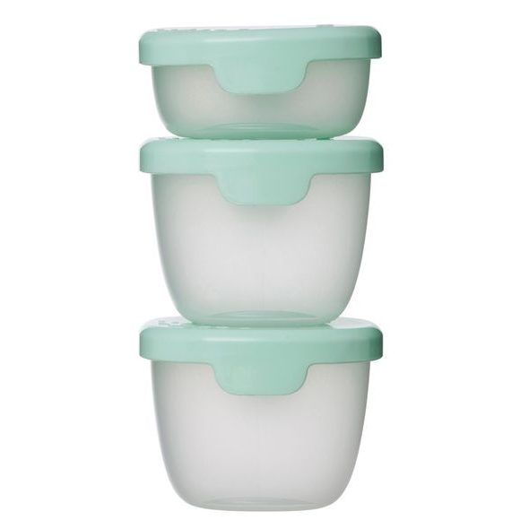 B.BOX SADA KRABIČEK SNACK TUBS 3KS - ZELENÉ - USKLADNĚNÍ JÍDLA - KRMENÍ