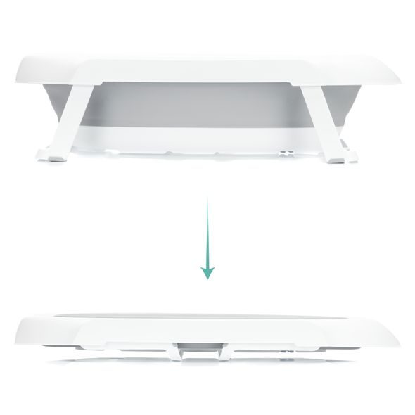 FILLIKID SKLÁDACÍ DĚTSKÁ VANIČKA GREY-WHITE + STOJAN NA VANIČKU - VANIČKY PLASTOVÉ - KOUPÁNÍ A ZDRAVÍ