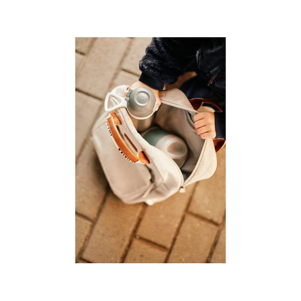 CHILDHOME DĚTSKÝ BATOH MINI CLUB SIGNATURE OFF WHITE - BATOHY A TAŠKY - PRO DĚTI