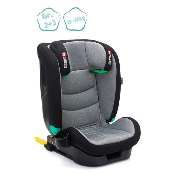 FILLIKID AUTOSEDAČKA ELI PRO ISOFIX I-SIZE 100-150 CM GREY - AUTOSEDAČKY 9-36KG - AUTOSEDAČKY A PŘÍSLUŠENSTVÍ