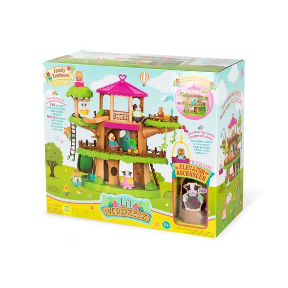 LI'L WOODZEEZ DOMEČEK FAMILY TREEHOUSE - DOPLŇKY PRO FIGURKY - PRO DĚTI
