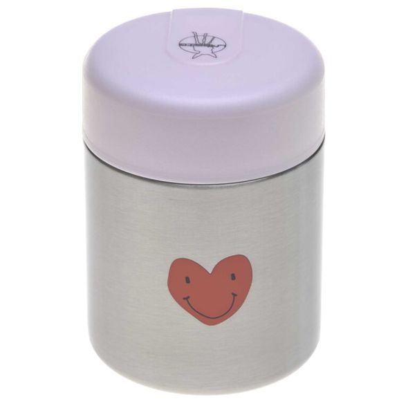 LÄSSIG FOOD JAR HAPPY RASCALS HEART LAVENDER - TERMOOBALY A TERMOSKY - KRMENÍ