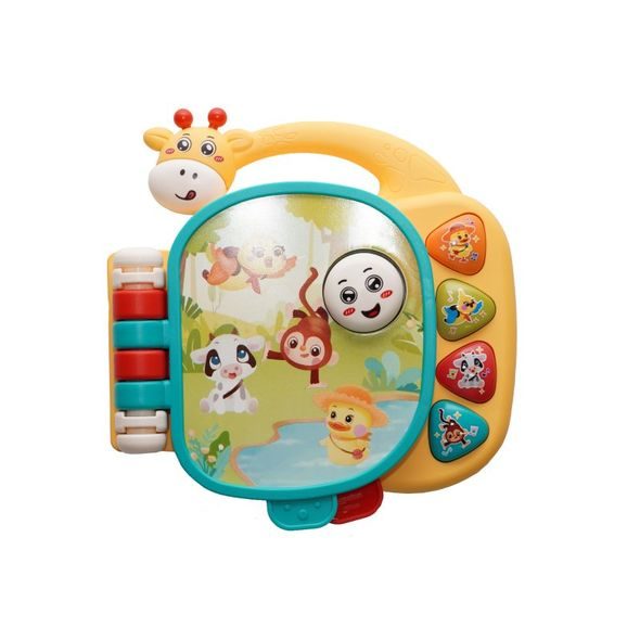 BO JUNGLE HUDEBNÍ KNÍŽKA GIRAFFE 12M+ - HRAČKY SE ZVUKY - PRO DĚTI