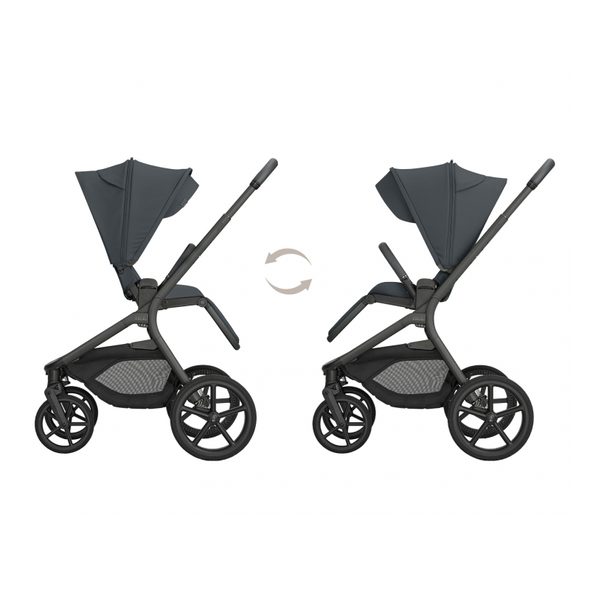 KIKKABOO KOČÁREK 2V1 GOYA PLATINUM GRAPHITE - DVOJKOMBINACE - KOČÁRKY A PŘÍSLUŠENSTVÍ