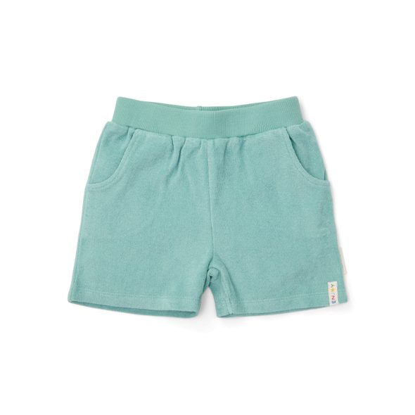 LITTLE DUTCH TRIČKO A KRAŤASY SEASHELLS / STRIPES SURF BLUE VEL. 98/104 - SOUPRAVY - PRO DĚTI