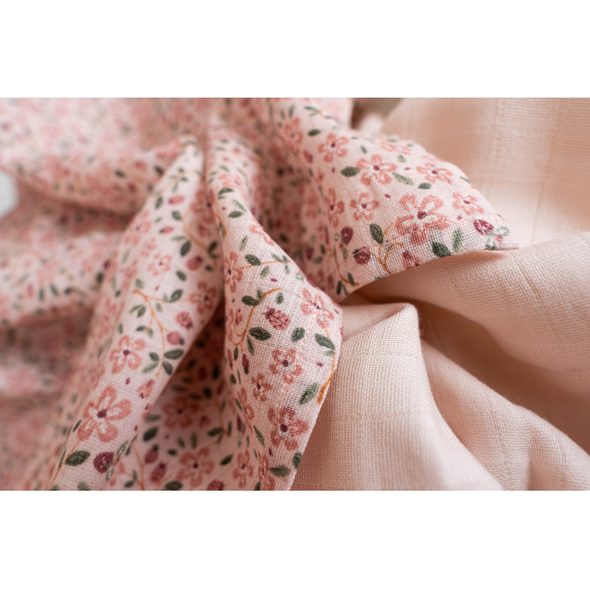 LITTLE DUTCH PLENA ZAVINOVACÍ 120X120 CM FAIRY FLORAL - ZAVINOVACÍ PLENY / OSUŠKY VELKÉ - PŘEBALOVÁNÍ