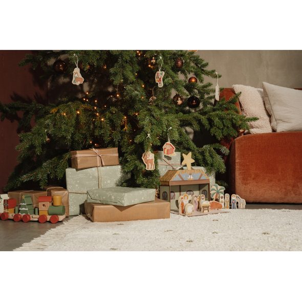 LITTLE DUTCH VLÁČEK DŘEVĚNÝ VÁNOČNÍ - VLÁČKY - PRO DĚTI