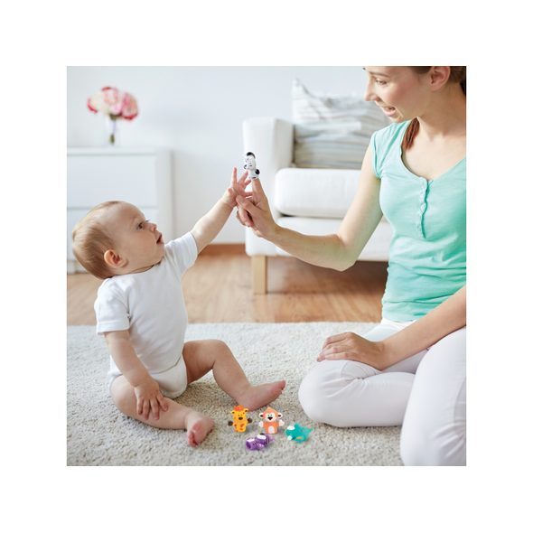 LUDI PRSTOVÍ MAŇÁSCI ZVÍŘÁTKA Z DŽUNGLE - MALÉ HRAČKY DO RUČIČKY - PRO DĚTI