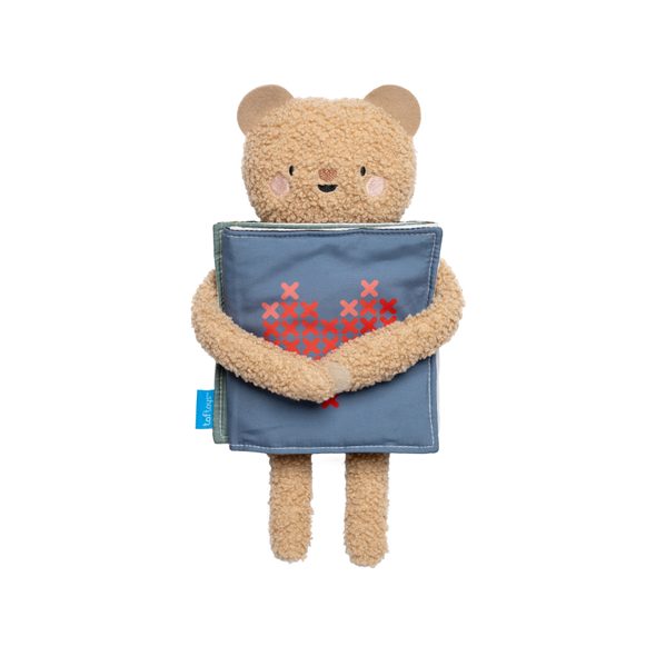 TAF TOYS MEDVÍDEK PLYŠOVÝ S KNÍŽKOU SNUGGLE BEAR - PLYŠOVÁ ZVÍŘATA - PRO DĚTI