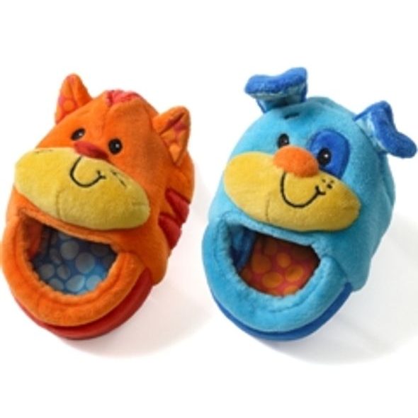 FOOT RATTLES - CHRASTÍCÍ BAČKŮRKY (KITTY, PUPPY) - BOTIČKY - PRO DĚTI