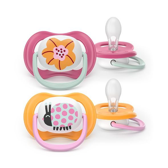 PHILIPS AVENT ŠIDÍTKO ULTRA AIR OBRÁZEK 6-18M DÍVKA, 2KS - ŠIDÍTKA A DOPLŇKY - KRMENÍ