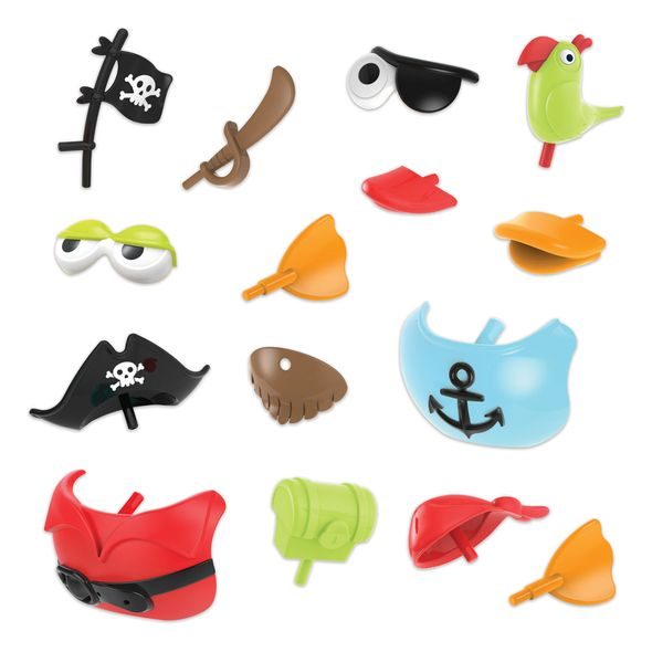 YOOKIDOO KREATIVNÍ PLAVACÍ KACHNA PIRÁT - HRAČKY DO VANY - PRO DĚTI