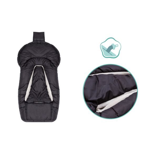FILLIKID FUSAK ZIMNÍ ECO SMALL GR.0 BLACK - FUSAKY DO KOČÁRKU - KOČÁRKY A PŘÍSLUŠENSTVÍ