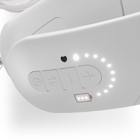 KINDERKRAFT ODSÁVAČKA MATEŘSKÉHO MLÉKA S FUNKCÍ OHŘEVU KRKU DOUBLE HANDS-FREE GENTLENESTE - ODSÁVAČKY MATEŘSKÉHO MLÉKA - KRMENÍ