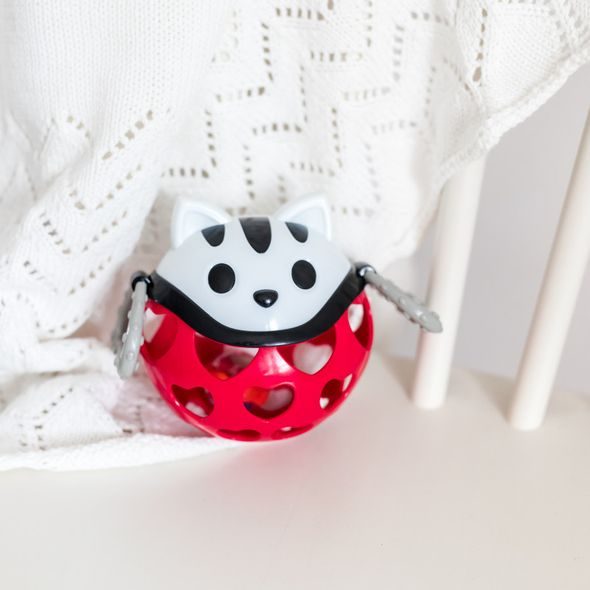 CANPOL BABIES INTERAKTIVNÍ HRAČKA MÍČEK S CHRASTÍTKEM - CHRASTÍTKA - PRO DĚTI