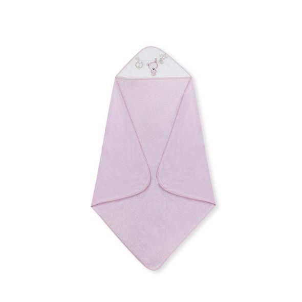 INTERBABY OSUŠKA FROTÉ PRÁDLO + HŘEBEN - RŮŽOVÁ - OSUŠKY A DĚTSKÉ ŽUPANY - KOUPÁNÍ A ZDRAVÍ