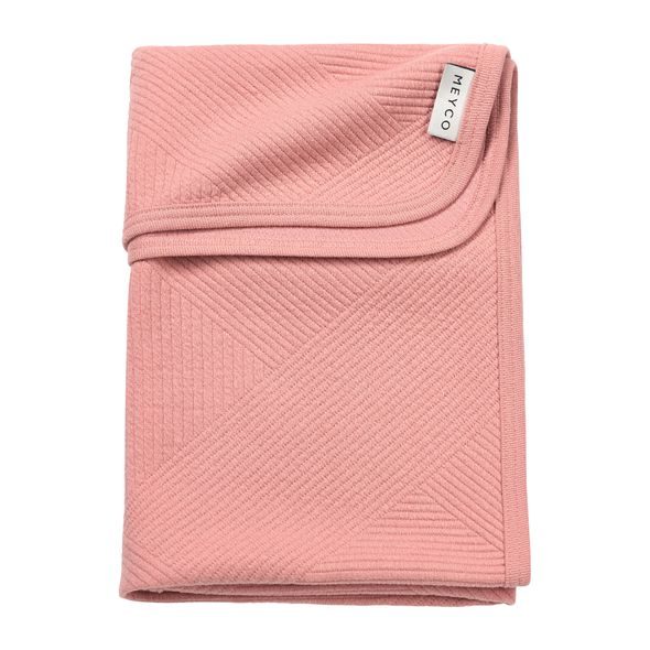 MEYCO ŽAKÁROVÁ DEKA PURE - ROSE - DĚTSKÉ DEKY PRO MIMINKA - SPINKÁNÍ