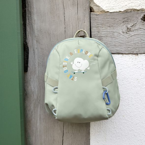 LÄSSIG KIDS TINY BACKPACK OUTDOOR CLOUD LIGHT KHAKI - BATOHY A TAŠKY - PRO DĚTI