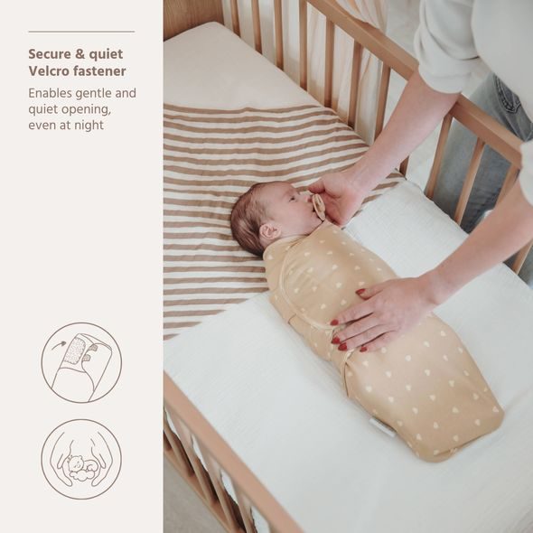 MEYCO ZAVINOVAČKA 0-3 M - SWEET HEART SAND/SOFT SAND - ZAVINOVAČKY - SPINKÁNÍ