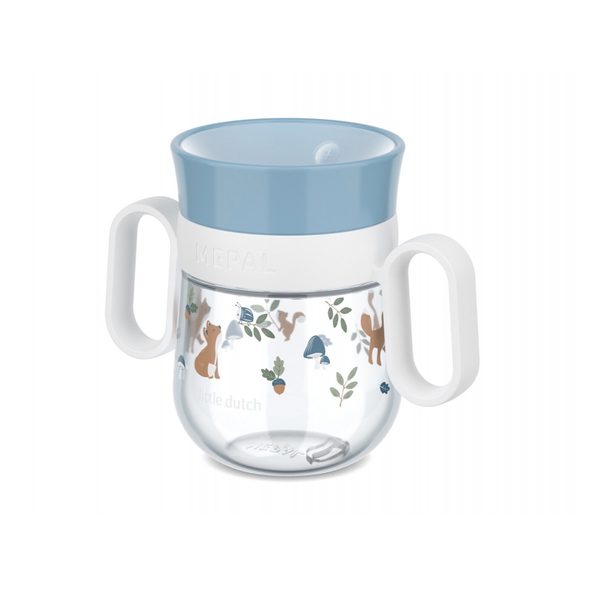 LITTLE DUTCH HRNEK TRÉNOVACÍ 360° 200 ML 6M+ FOREST FRIENDS - DĚTSKÉ HRNEČKY - KRMENÍ