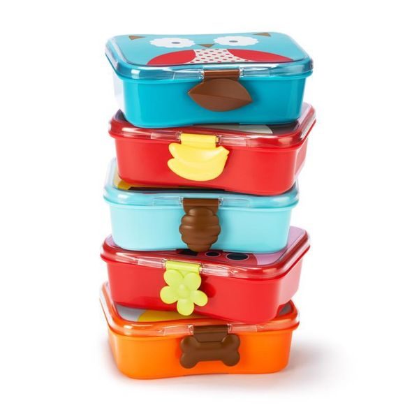 SKIP HOP ZOO KRABIČKA NA SVAČINU 700ML MOTÝLEK 3+ - KRABIČKY NA SVAČINU - KRMENÍ