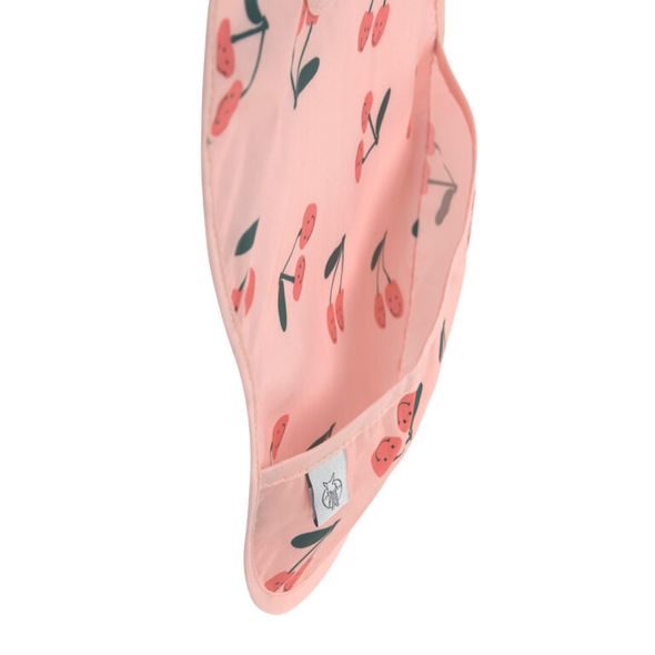 LÄSSIG BABIES LIGHTWEIGHT BIB HAPPY FRUITS CHERRY - BRYNDÁKY - KRMENÍ