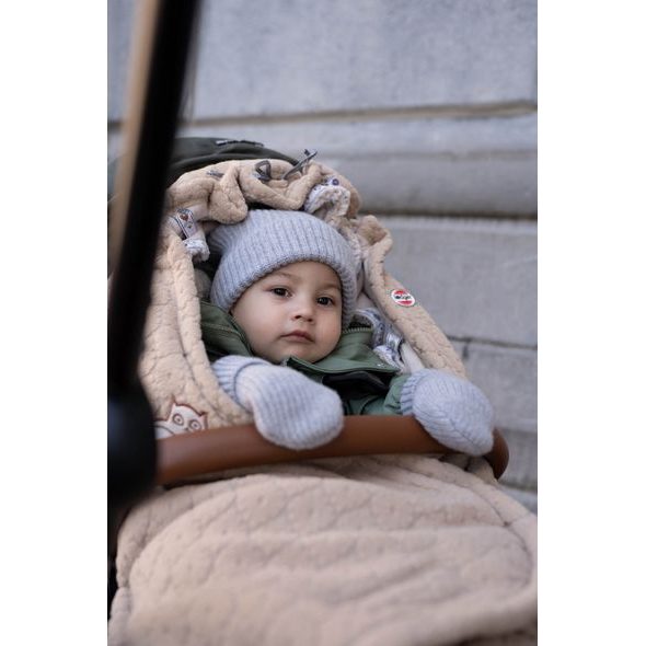 LODGER HATTER FOLKLORE MERINO WOOL DRIZZLE 3 - 6 MĚSÍCŮ - ČEPIČKY A KLOBOUČKY - PRO DĚTI