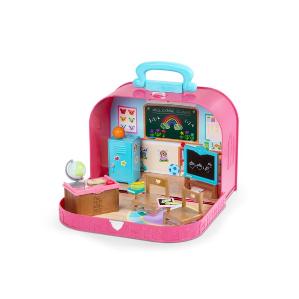 LI'L WOODZEEZ SADA V KUFŘÍKU ŠKOLA - DOPLŇKY PRO FIGURKY - PRO DĚTI