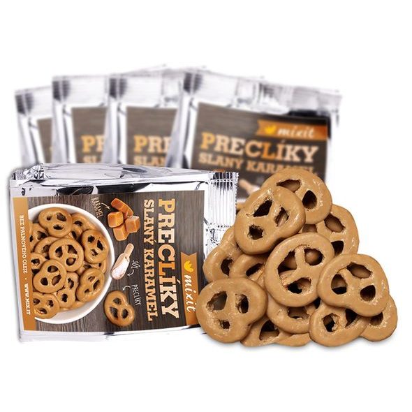 MIXIT PRECLÍKY DO KAPSY - SLANÝ KARAMEL (70G) - DO TAŠKY NA VYCHÁZKU - PRO MAMINKY