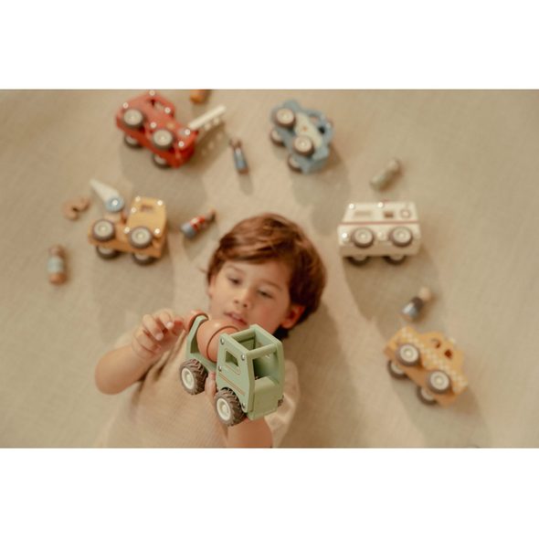 LITTLE DUTCH NÁKLAĎÁK S MÍCHAČKOU DŘEVĚNÝ - LITTLE DUTCH - PRO DĚTI