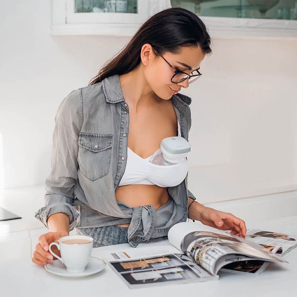 BABYONO ODSÁVAČKA MATEŘSKÉHO MLÉKA ELEKTRICKÁ HANDSFREE SHELLY - ODSÁVAČKY MATEŘSKÉHO MLÉKA - KRMENÍ