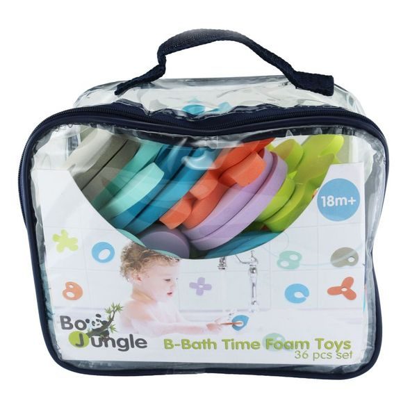 BO JUNGLE PĚNOVÉ HRAČKY DO VANY 36KS - HRAČKY DO VANY - PRO DĚTI