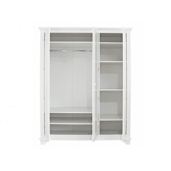 BOPITA 3-DVÉŘOVÁ ŠATNÍ SKŘÍŇ CHARLOTTE WHITE - SKŘÍNĚ - SPINKÁNÍ