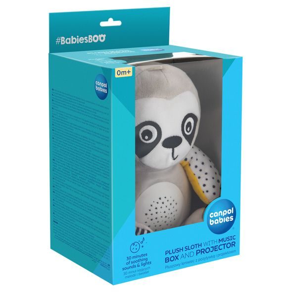 CANPOL BABIES SENZORICKÁ HRAČKA S MELODIEMI A PROJEKTOREM 3V1 BABIESBOO LENOCHOD - SENZORICKÉ HRAČKY - PRO DĚTI