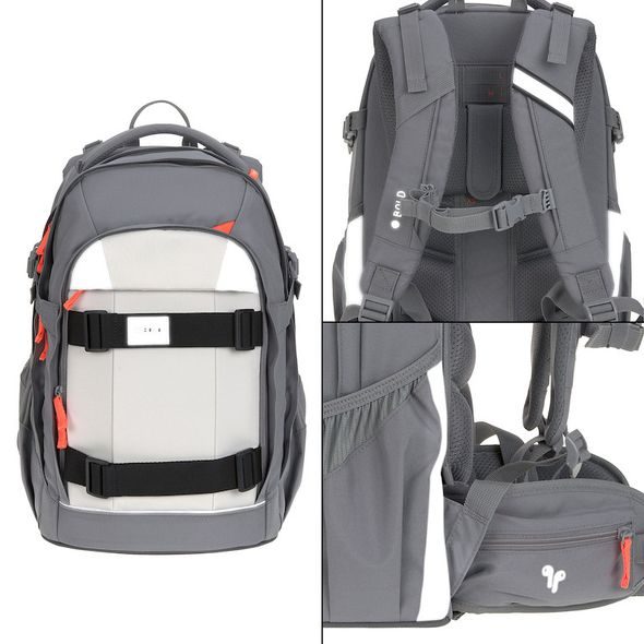 LÄSSIG ŠKOLNÍ BATOH ORIGIN BOLD ANTHRACITE GREY - BATOHY A TAŠKY - PRO DĚTI