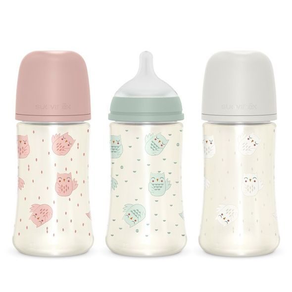 SUAVINEX SUAVINEX | LÁHEV BONHOMIA 270 ML FYZIOLOGICKÁ SX PRO +3 MF - KOJENECKÉ LAHVE - KRMENÍ