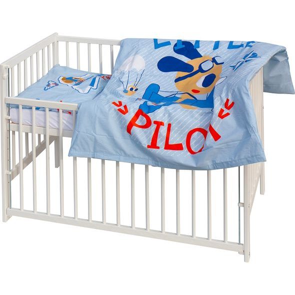 SCARLETT DĚTSKÁ POSTÝLKA S KOMPLETNÍ VÝBAVOU SCARLETT 120 X 60 CM - NARY - DŘEVĚNÉ POSTÝLKY - SPINKÁNÍ