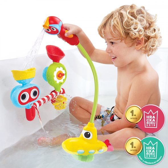 YOOKIDOO PONORKA S VODNÍ STANICÍ - HRAČKY DO VANY - PRO DĚTI