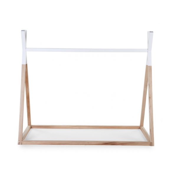CHILDHOME POSTEL TIPI STAN KONSTRUKCE NATURAL WHITE 70X140CM - DŘEVĚNÉ POSTÝLKY - SPINKÁNÍ