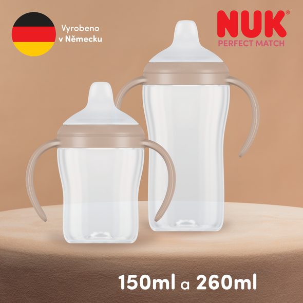 NUK PERFECT MATCH LAHVIČKA NA UČENÍ SHEEP 260 ML - KOJENECKÉ LAHVE - KRMENÍ